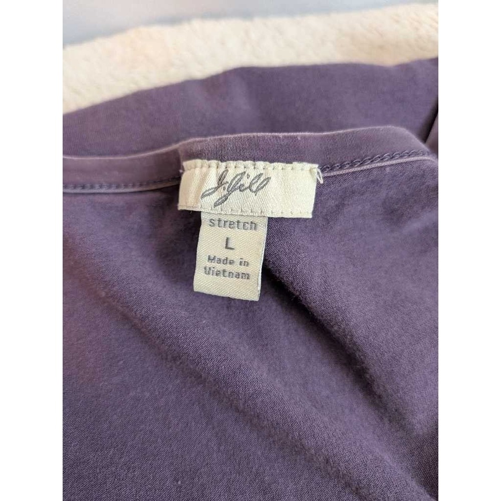 J. Jill Lot of 4 Tops Women's Large Henley V-Neck Stretch Casual - Picture 5 of 16